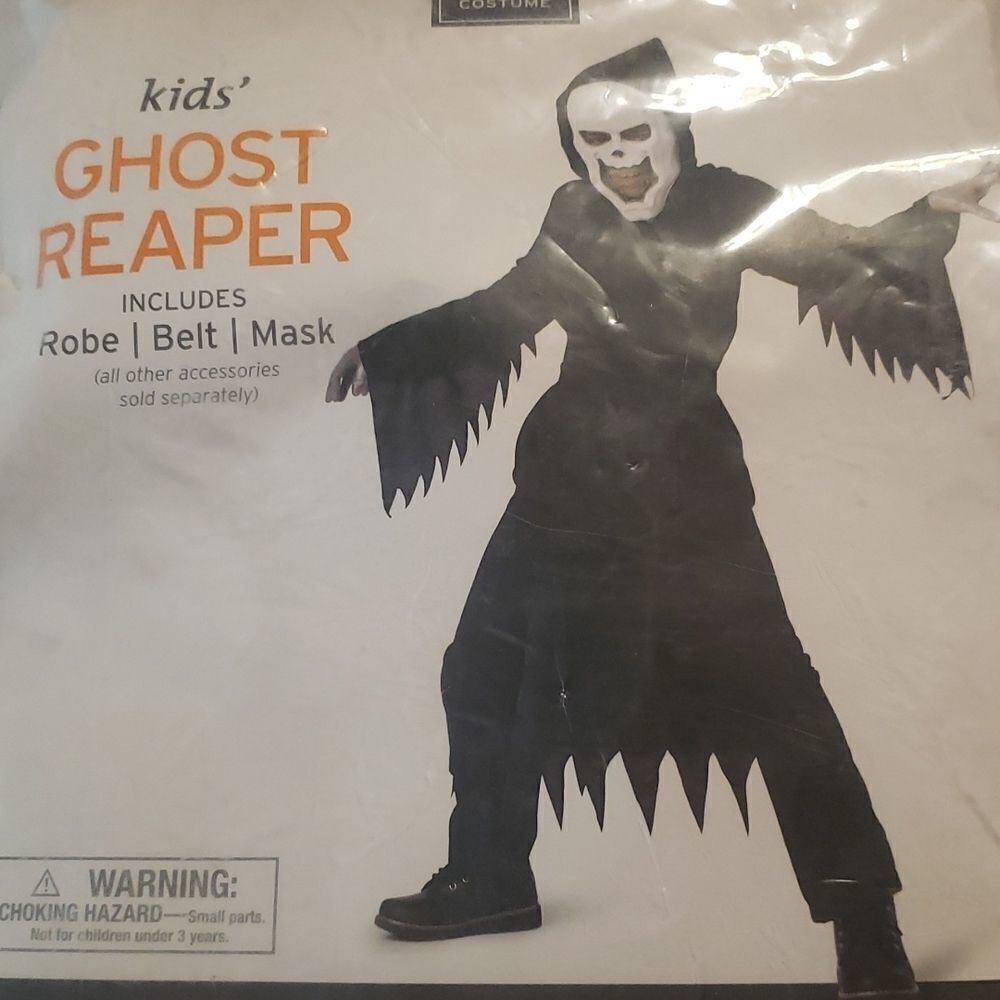 Kids Ghost Reaper Halloween Costume‎